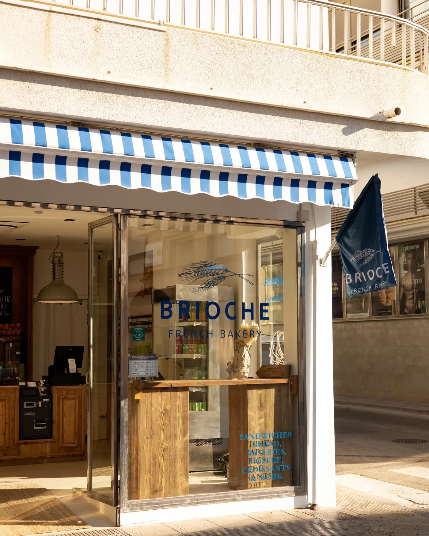 Brioche French Bakery storefront in Cala Ratjada